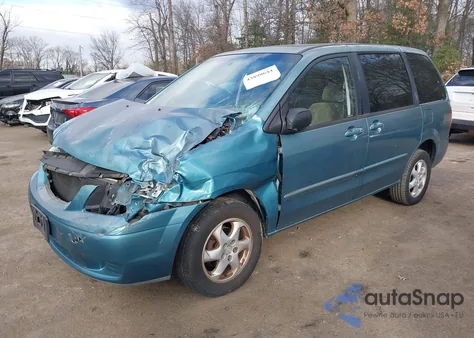 2000 Mazda Mpv Dx/Es/Lx из США, поврежденный, VIN JM3LW28G1Y0101690